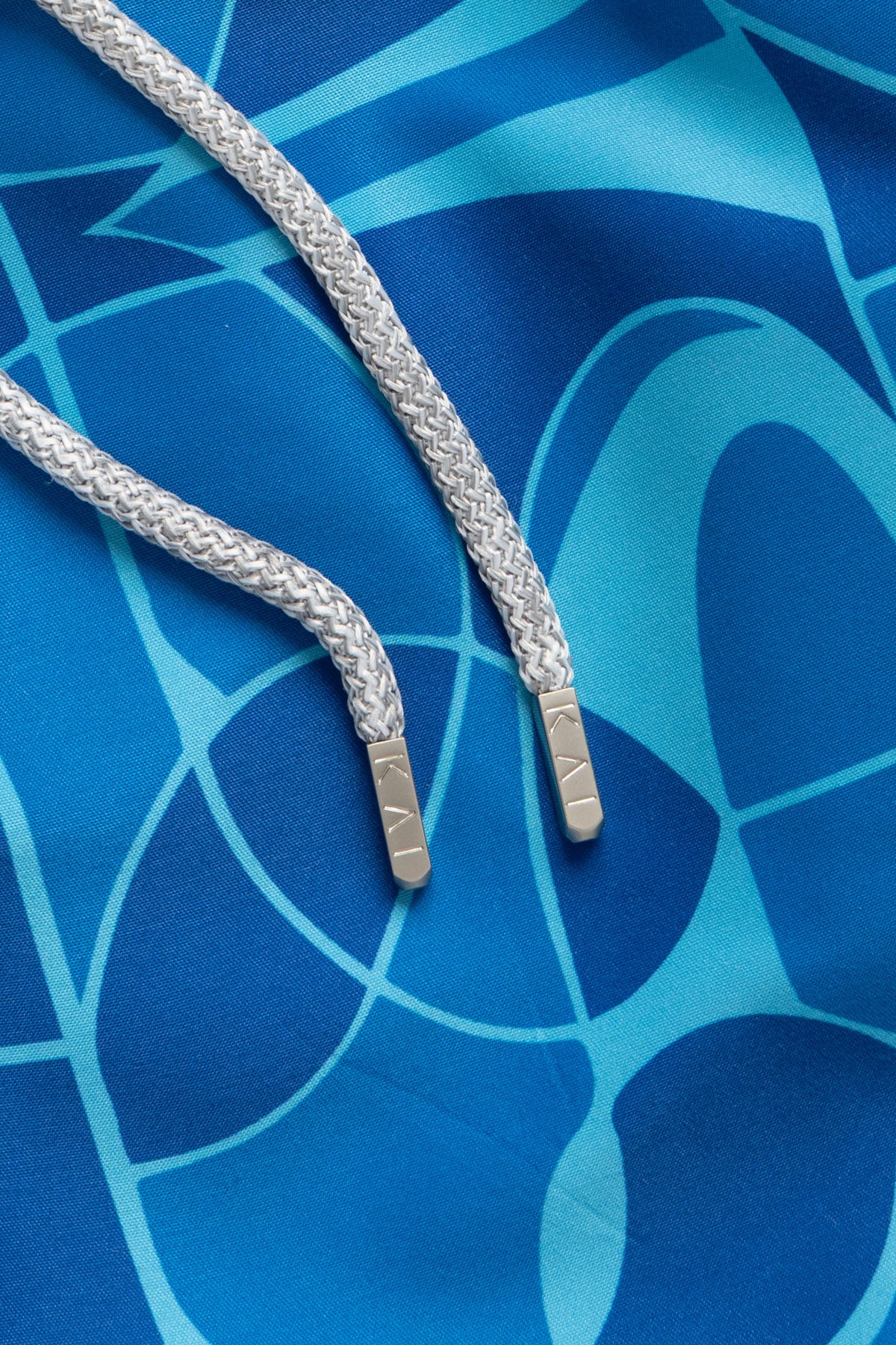 Abstract Blues Swim Shorts