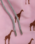 Mini Pink Giraffes Swim Shorts