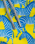 Mini Yellow Zebra Swim Shorts