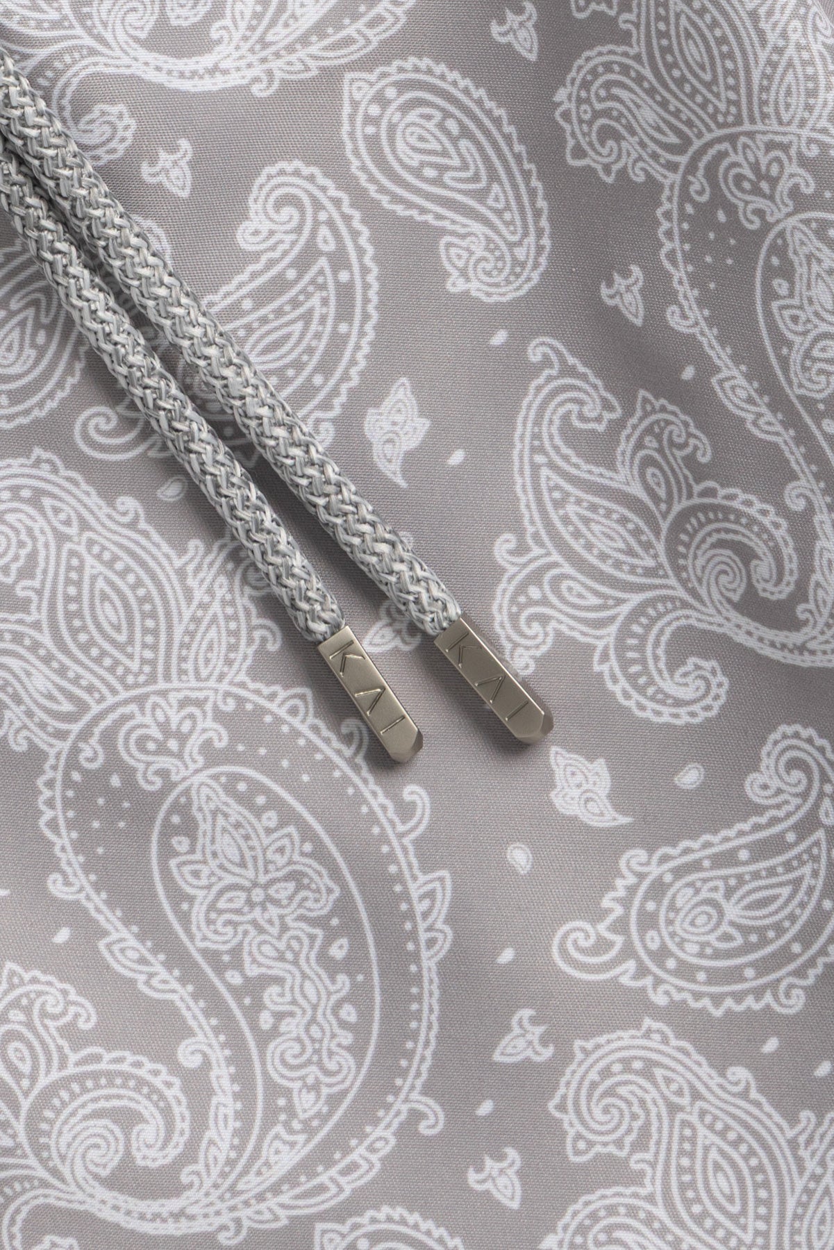 Taupe Paisley Swim Shorts