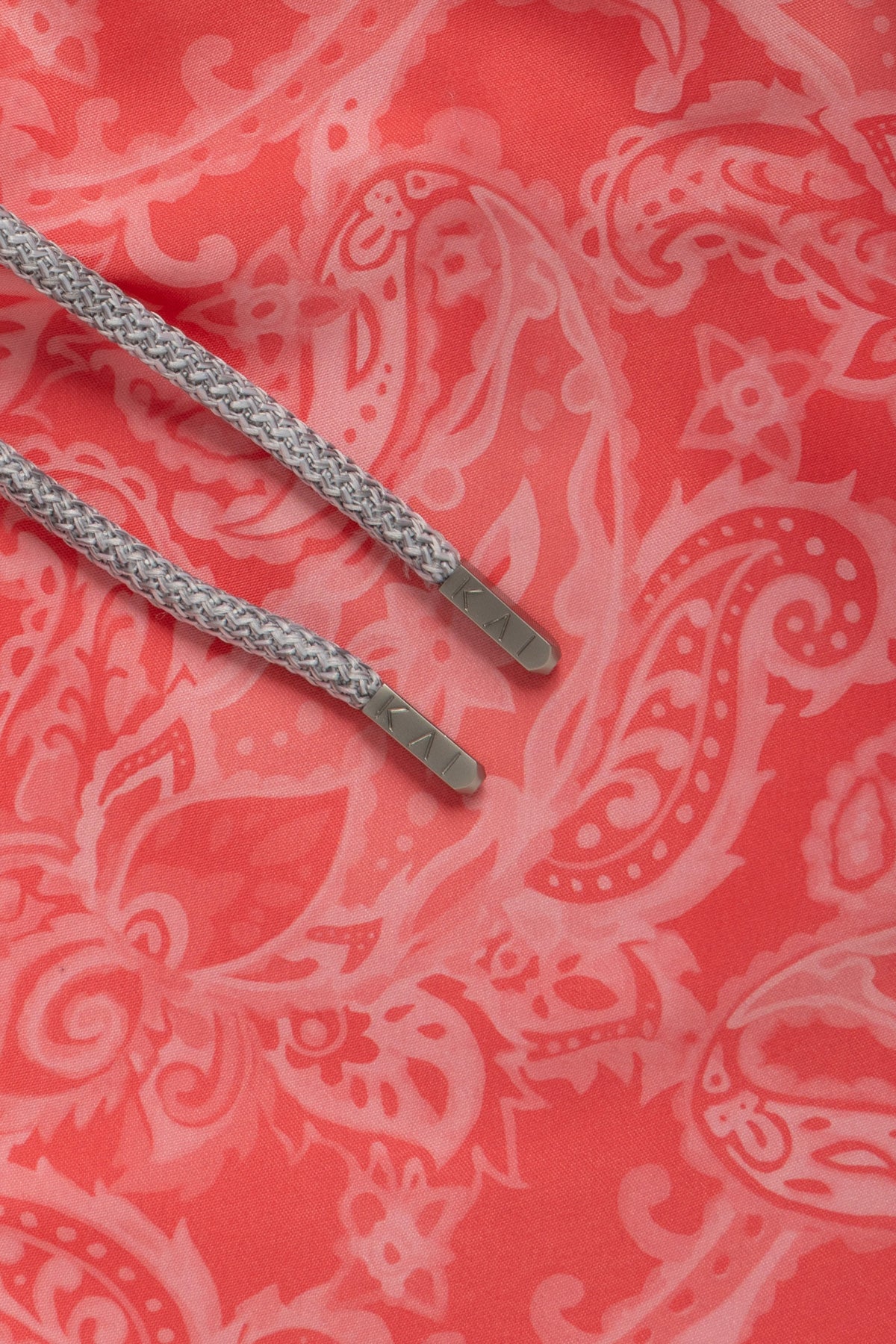 Coral Paisley Swim Shorts