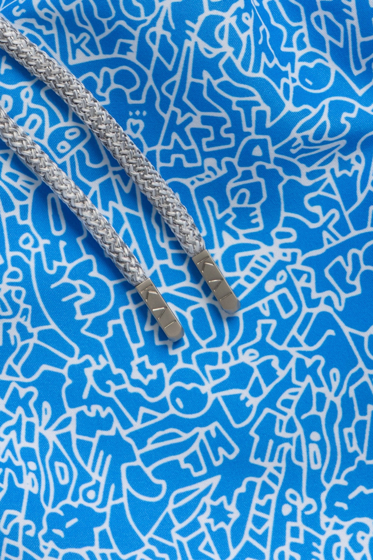 Blue Graffiti Swim Shorts