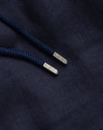 Men's Navy Linen  Pants