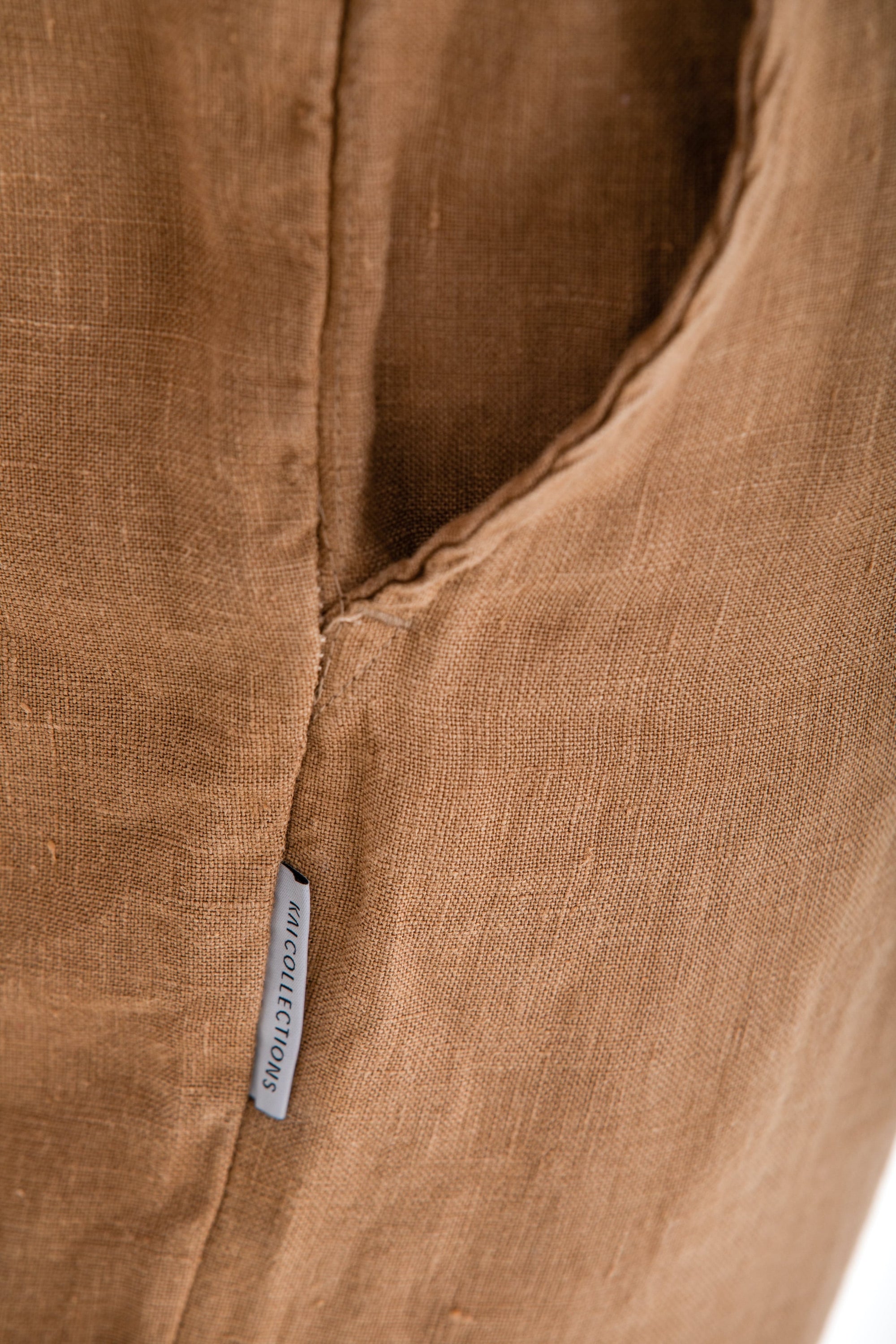 Men`s Pecan Linen Pants