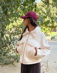 Women's Cream Bouclé Jacket