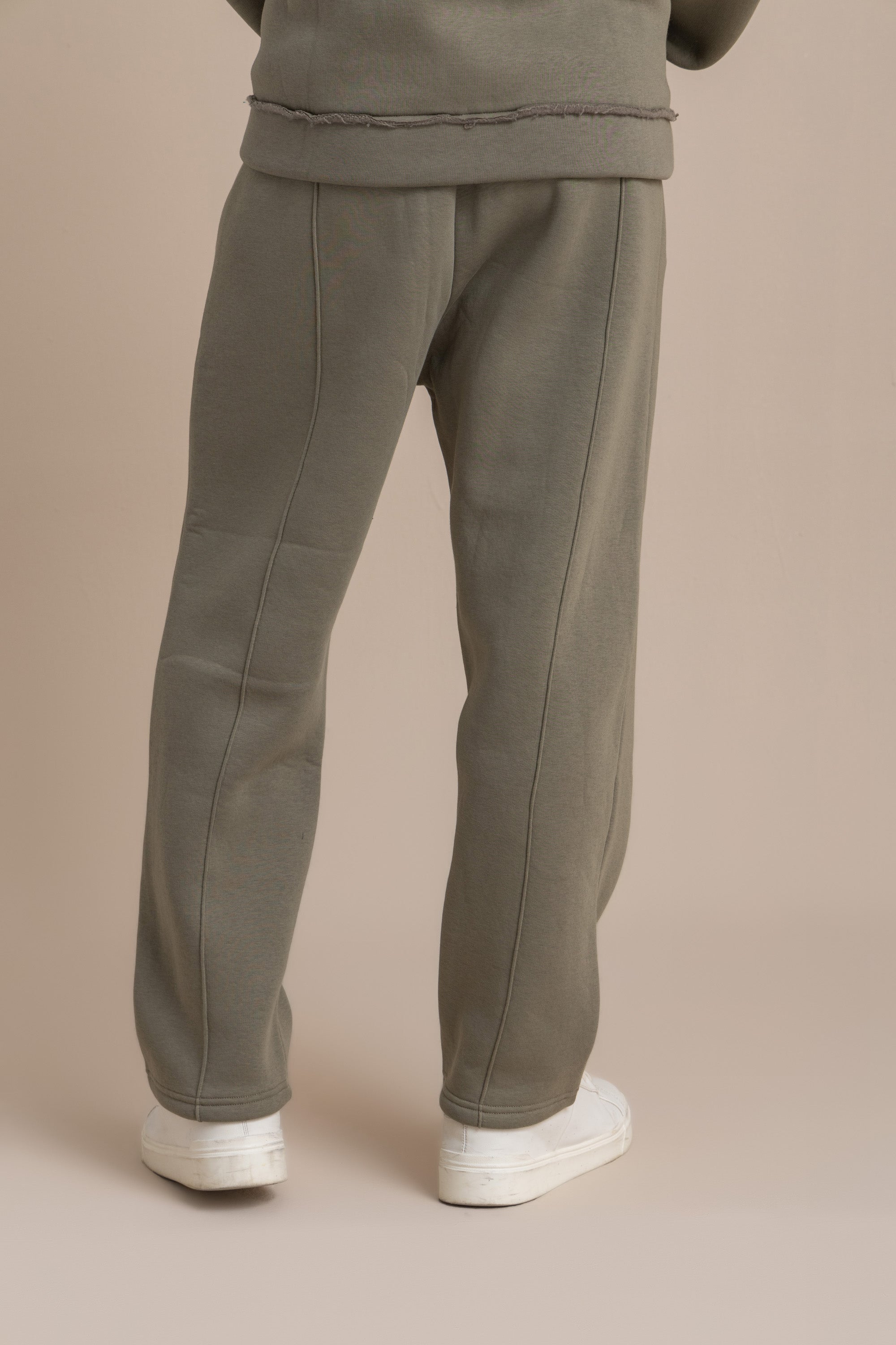 Olive Lined Sweatpants