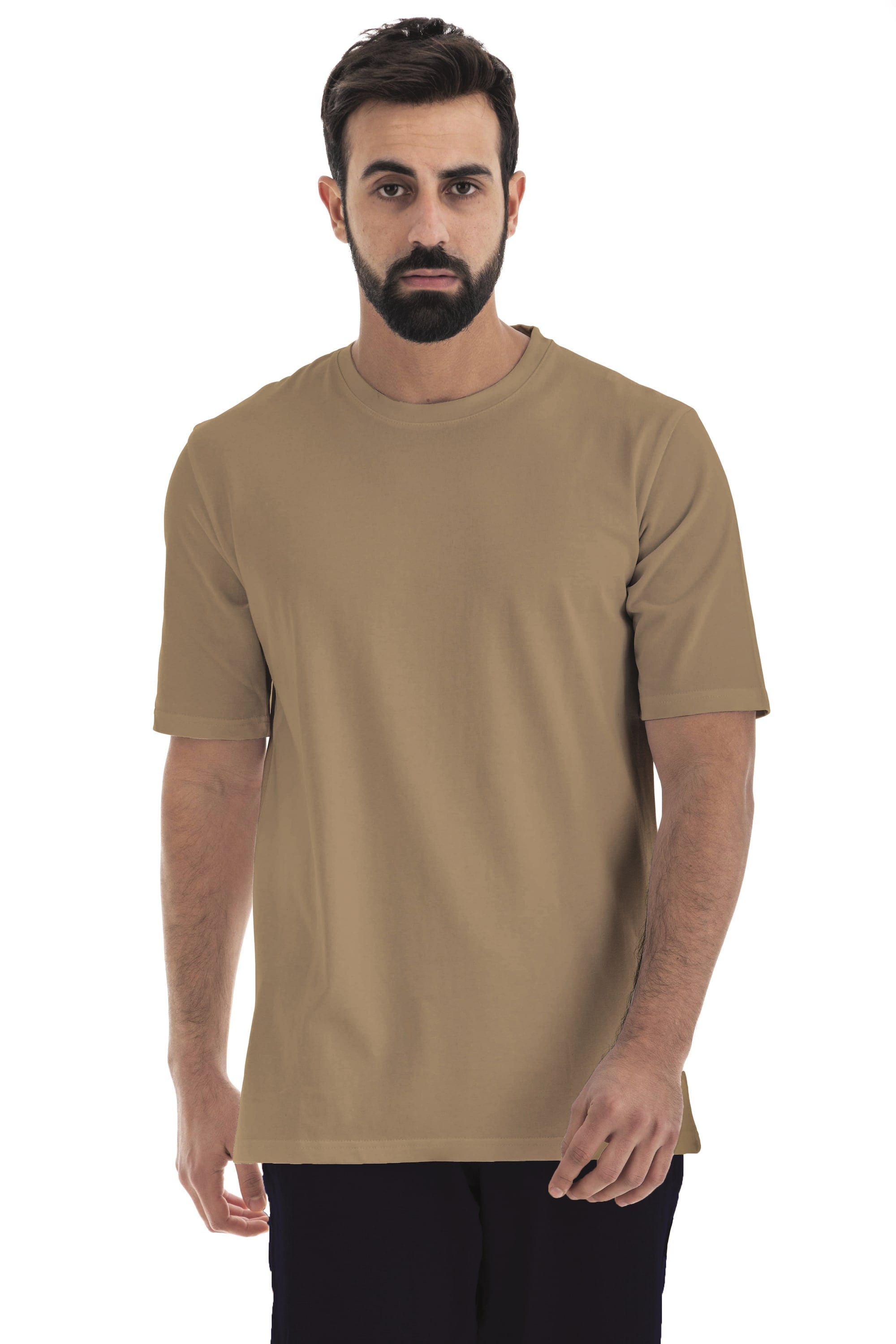 Beige Premium Oversized T-Shirt