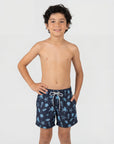Mini Blue Aquatica Swim Shorts