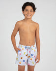 Mini Capri Spritz Swim Shorts