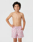 Mini Pink Polar Swim Shorts