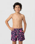 Mini Pink Starfish Swim Shorts