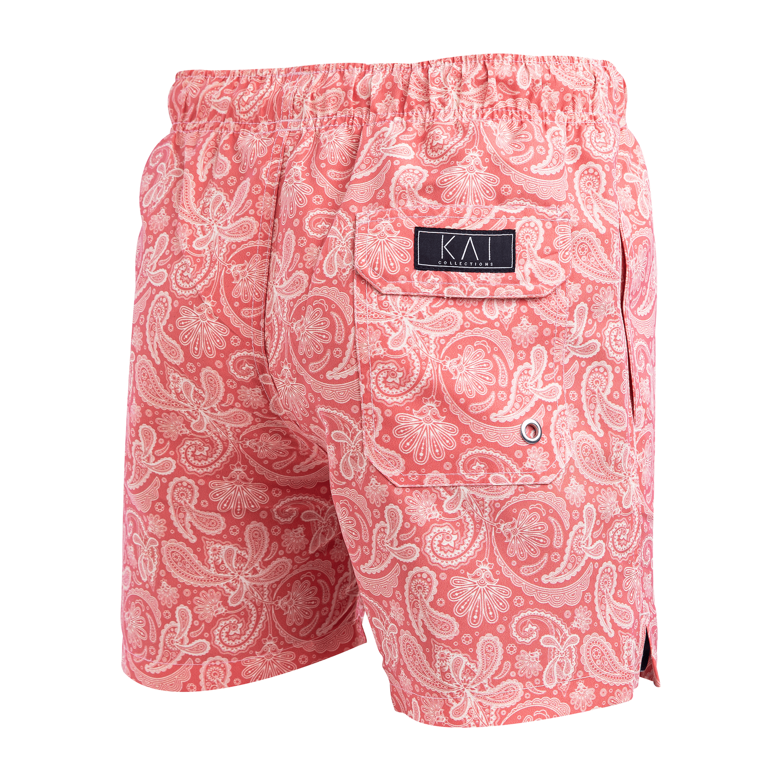 Rose Paisley Swim Shorts