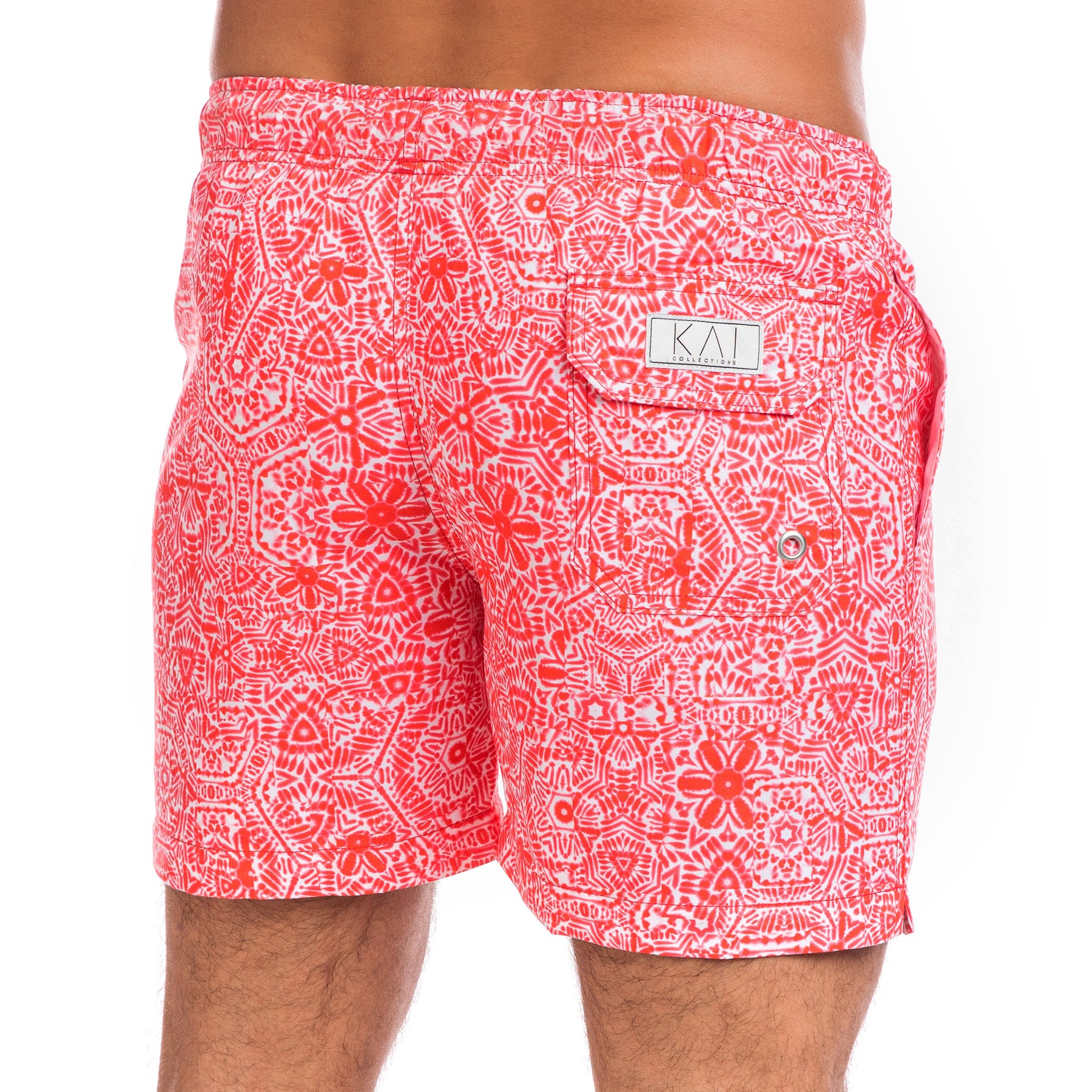 Coral Tribal Tie Dye