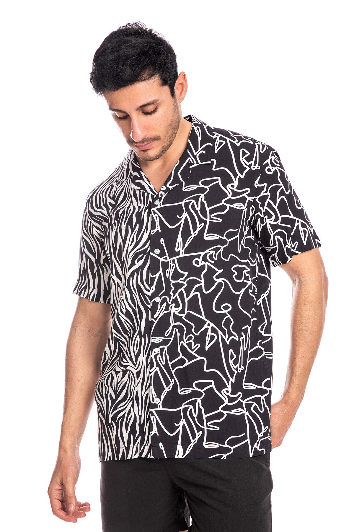 Zebra Two Tone Shirt