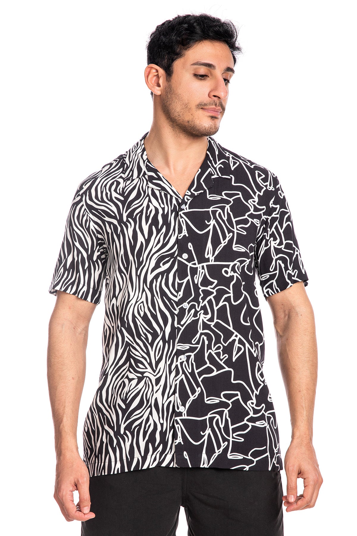 Zebra Two Tone Shirt