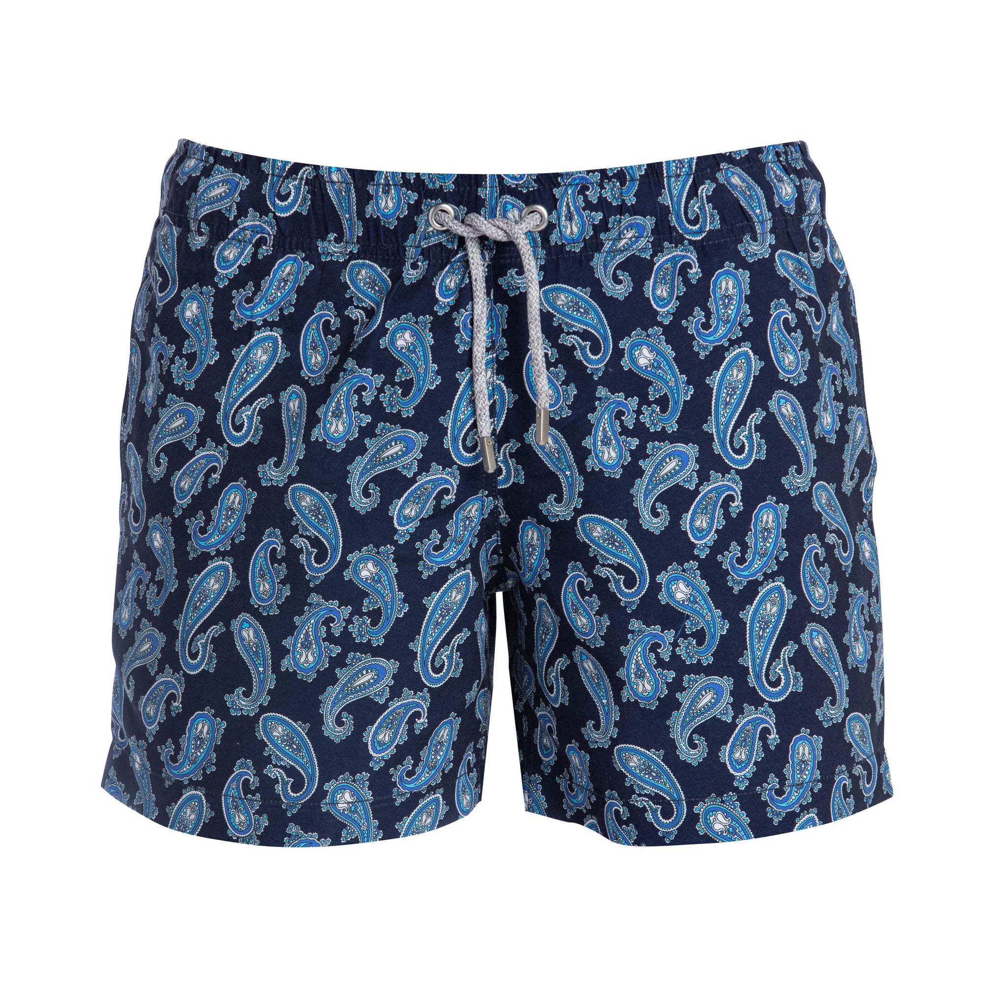 Navy Paisley