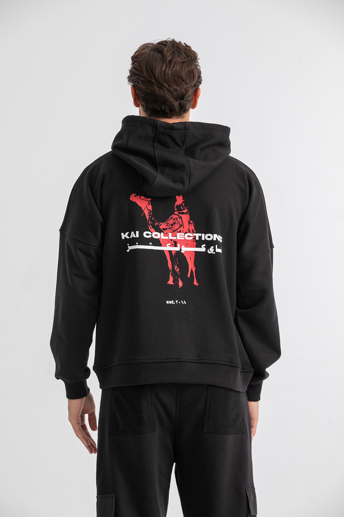 Unisex Red Camel Rider Hoodie – Kai Collections