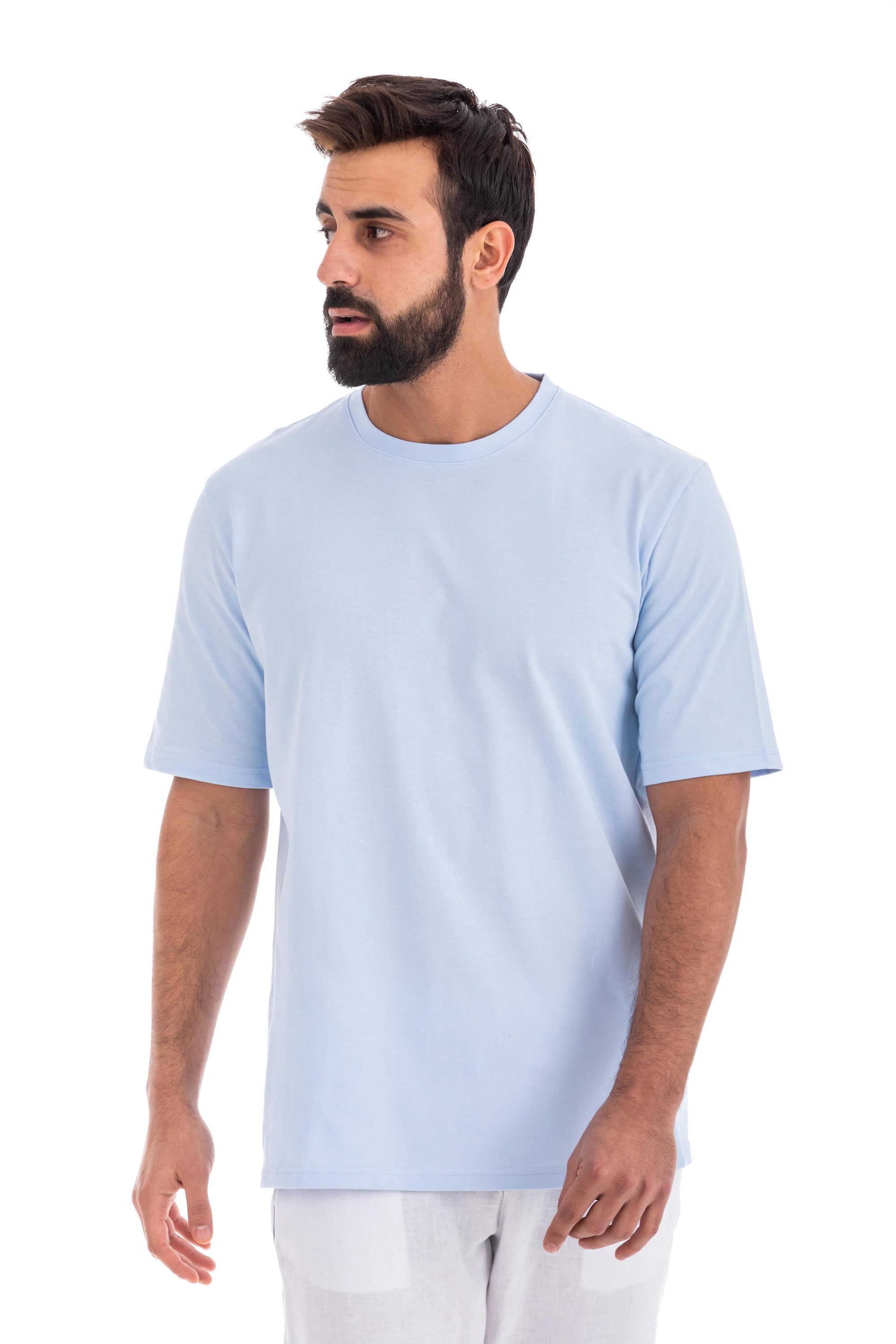 Glacier Blue Premium Oversized T-Shirt