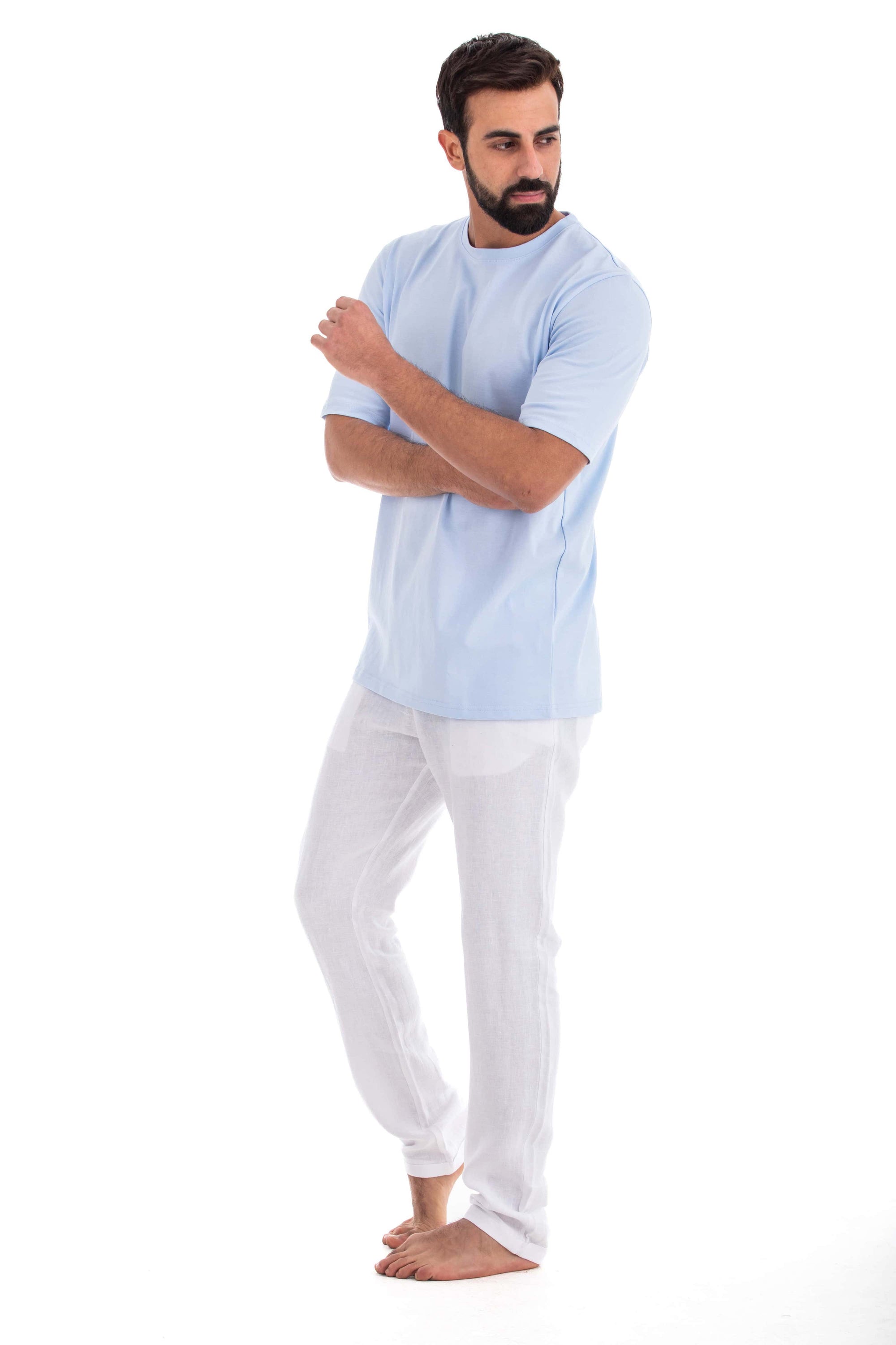 Glacier Blue Premium Oversized T-Shirt